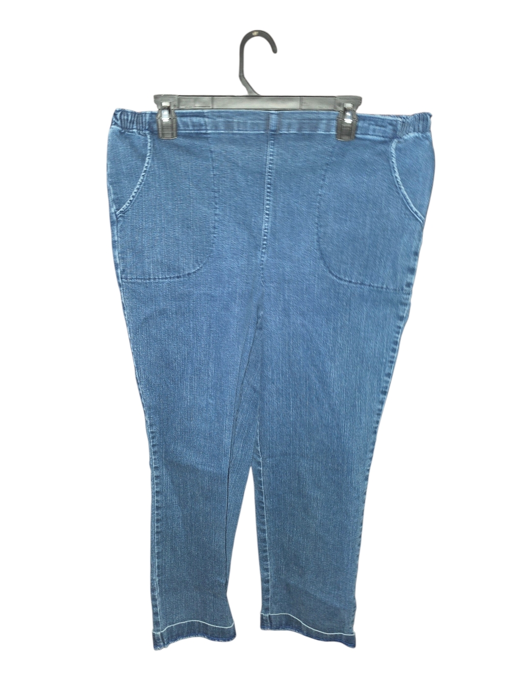 4/6/9. Croft And Barrow Women's Blue Pull-On Stretch Jeans